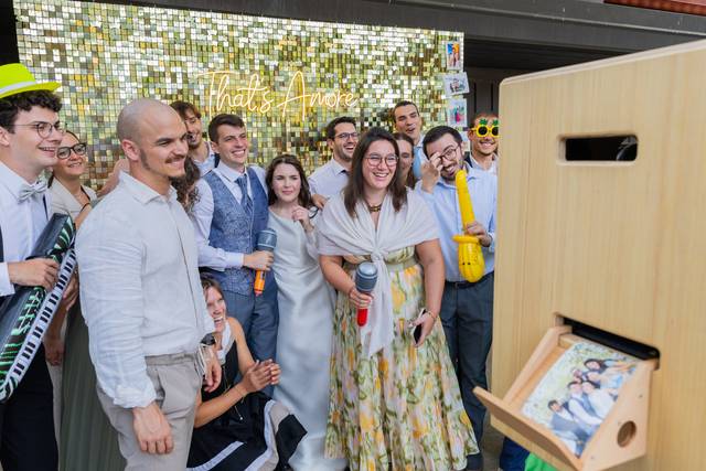 Foto di gruppo photo booth