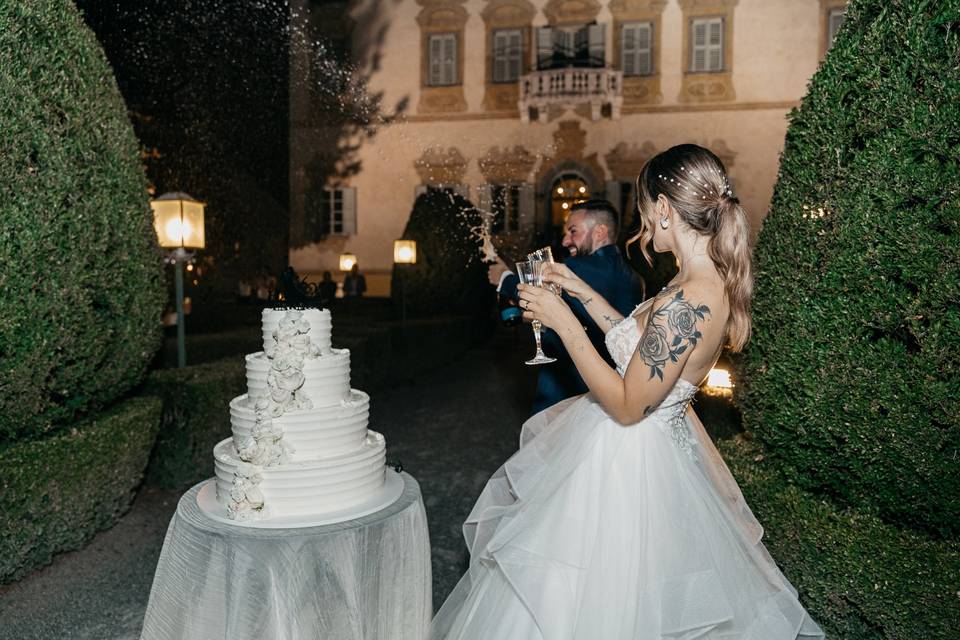 Taglio torta serale