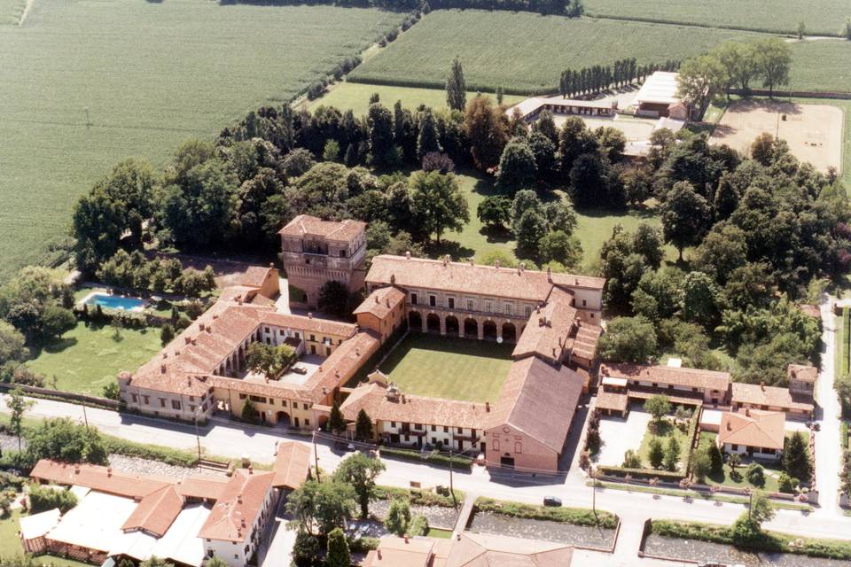 Veduta aerea castello