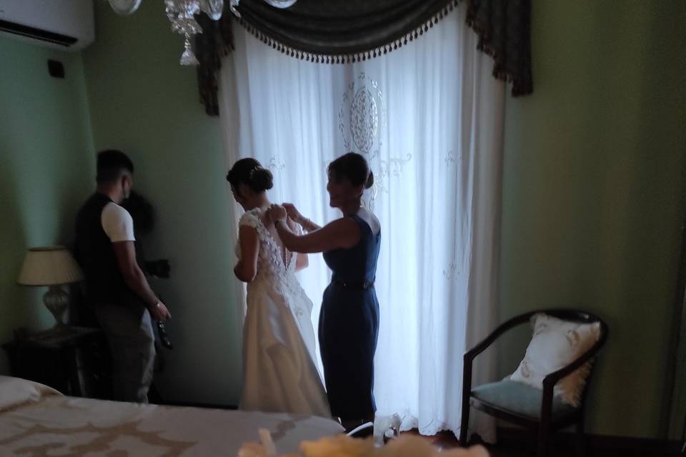 Preparazione sposa