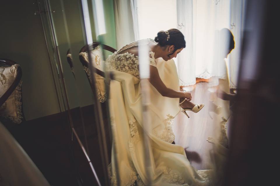 Preparazione sposa