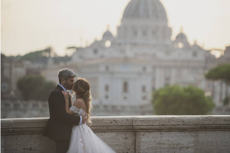 Wedding-ponte s .Angelo-Roma