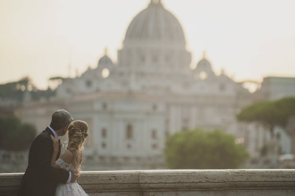 Wedding-ponte s .Angelo-Roma