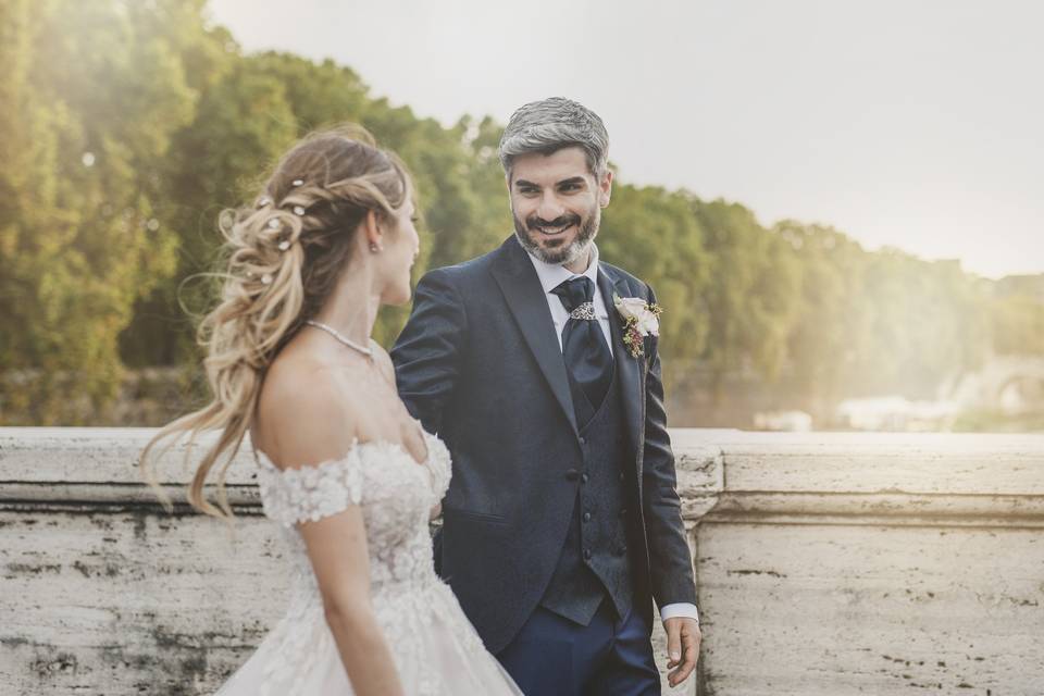 Wedding-ponte s .Angelo-Roma