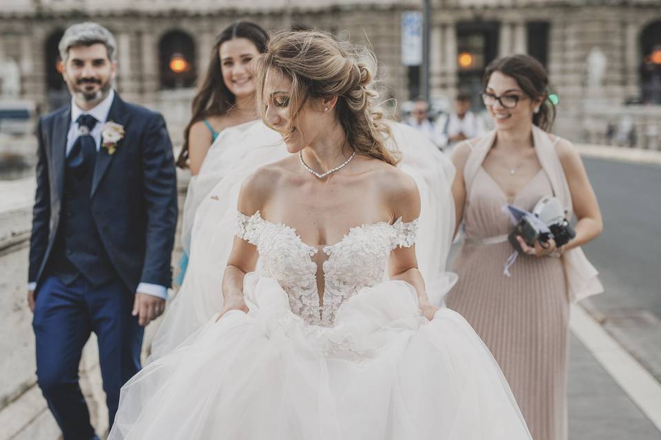 Wedding-ponte s .Angelo-Roma