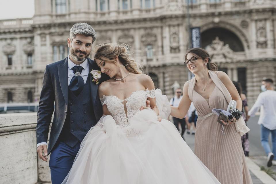 Wedding-ponte s .Angelo-Roma