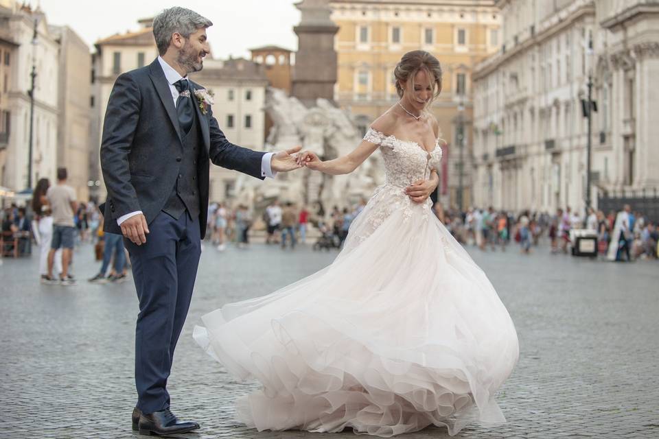 Wedding-piazza Navona