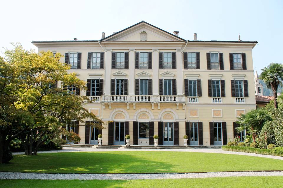 La villa e il giardino