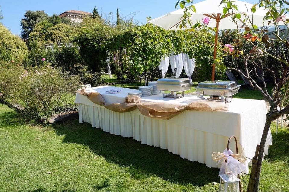 Punto buffet a matrimonio