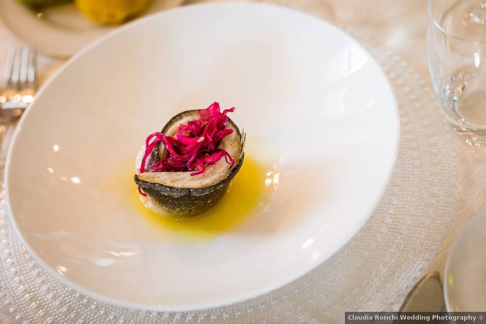 Turbante di branzino
