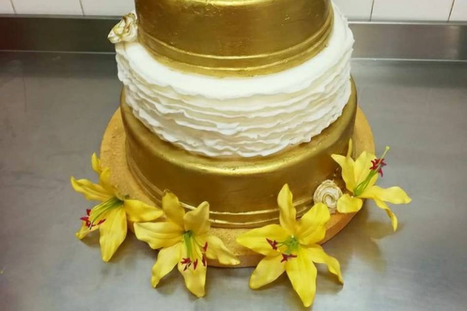 Wedding cake oro