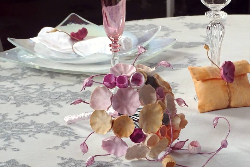 Bouquet, segnaposto, sacchetti