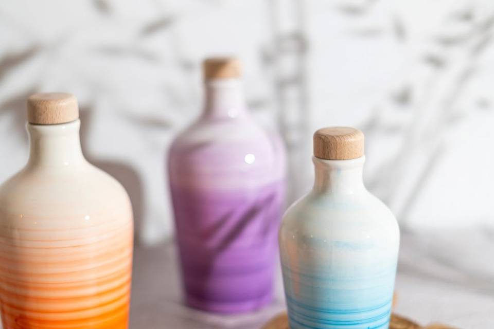 Orcio Olio ceramica Tramonto