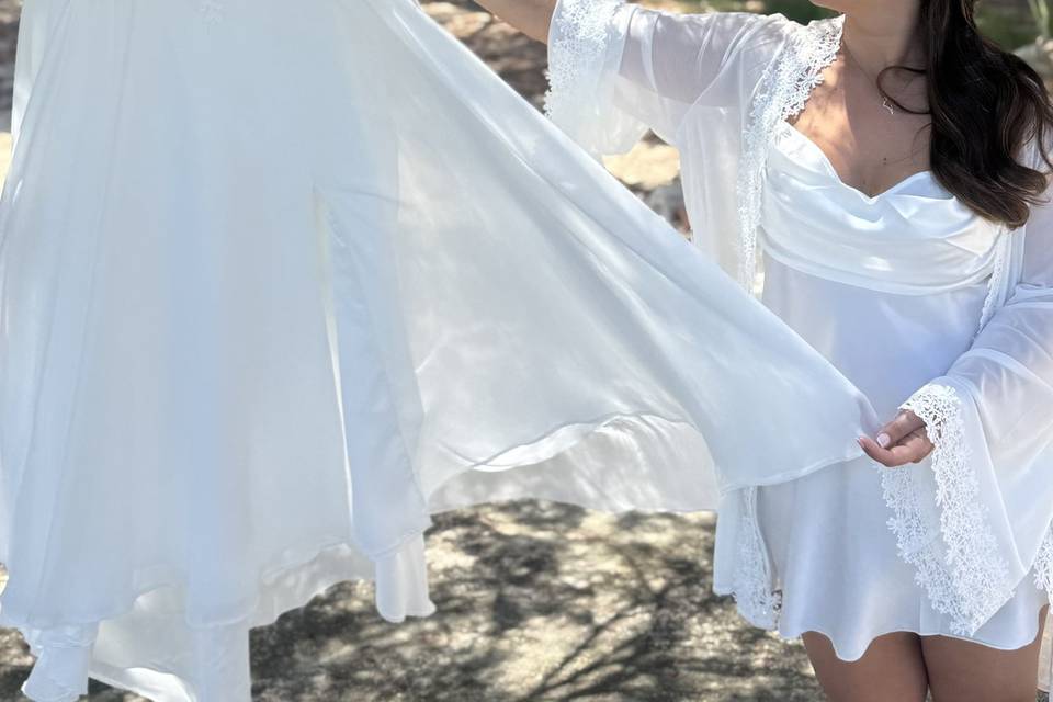 Il sorriso di una sposa felice