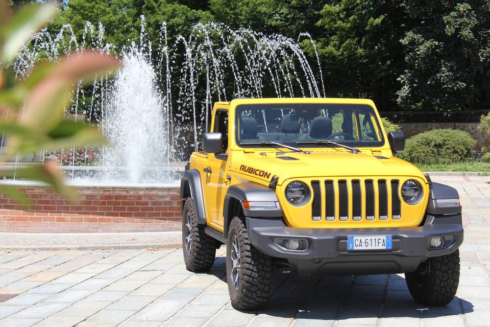 Wrangler rubicon giallo