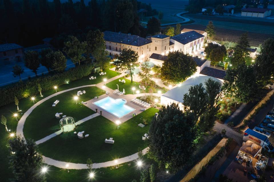 Villa La Personala by night