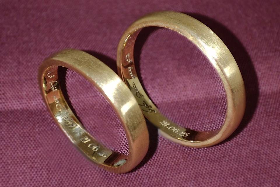 Fedi SATIN oro giallo