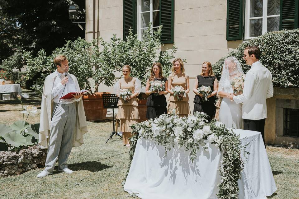 Preparazione uscita wedding