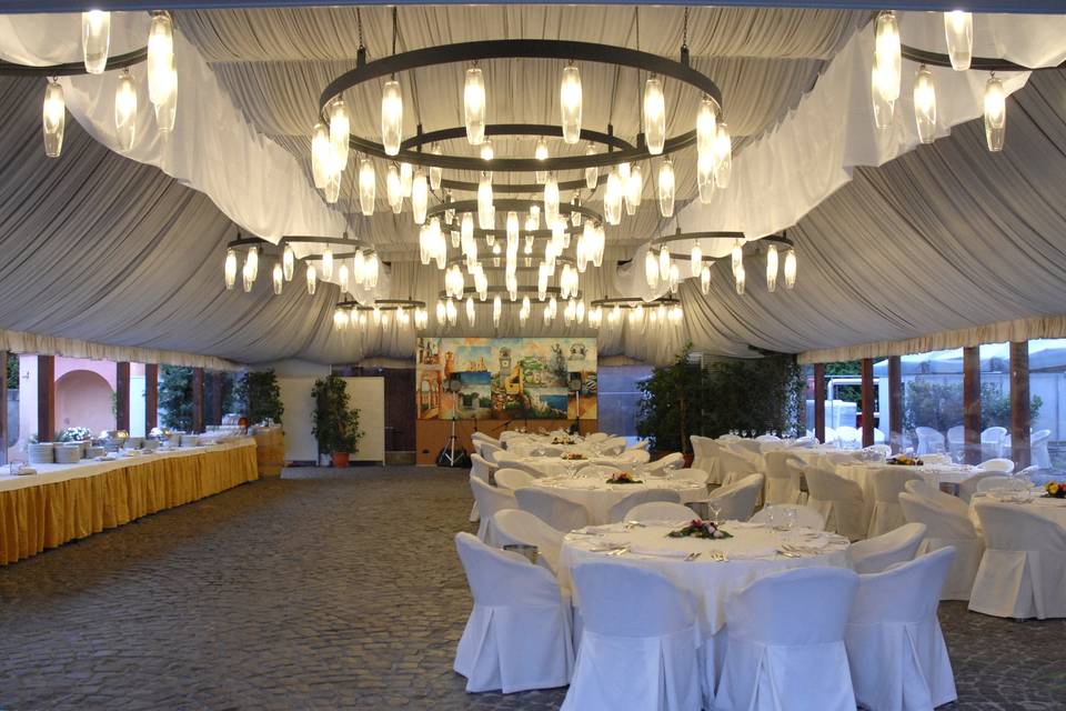 Gazebo capri buffet