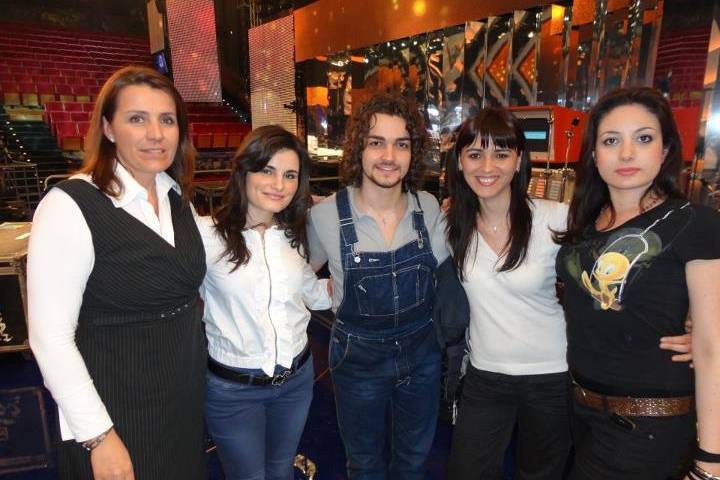 Con Valerio Scanu