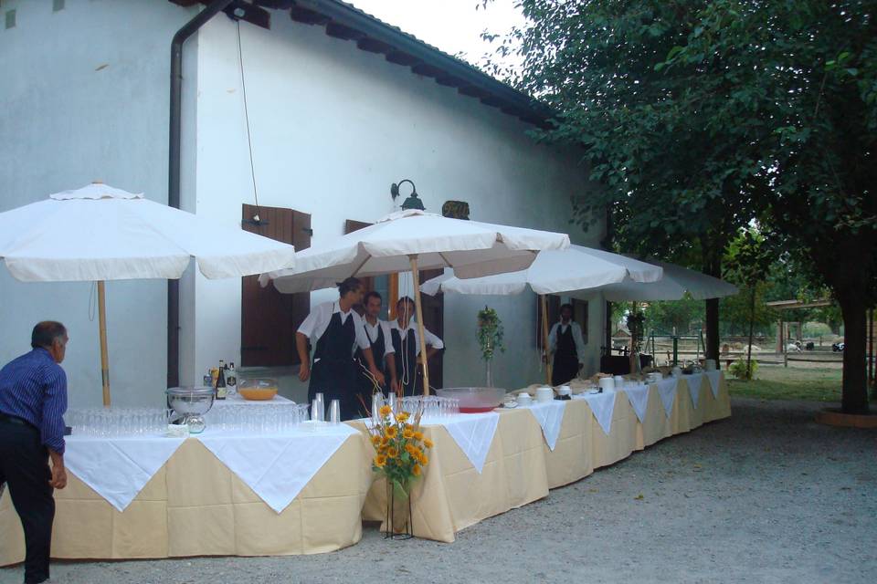 Buffet di benvenuto