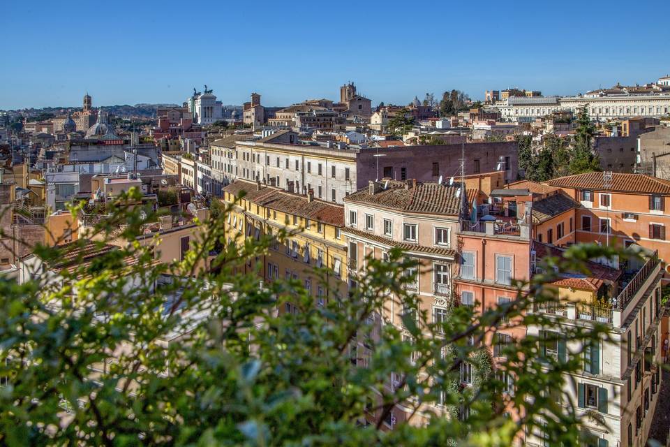 Aereal panorama from the roof