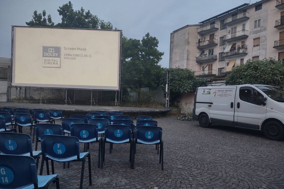 Setup per Cinema all'aperto