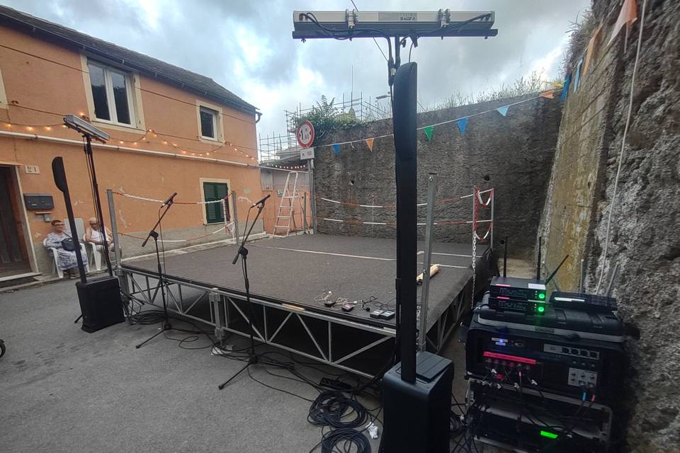 Palco per spettacolo