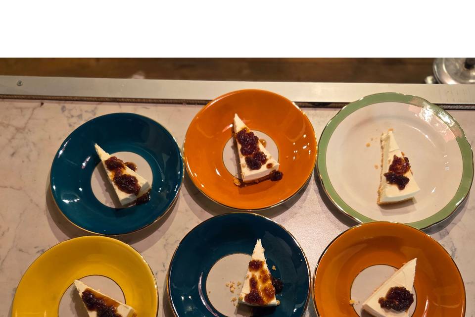 Cheescake e composta