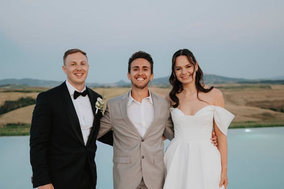 Matrimonio elegante e carico