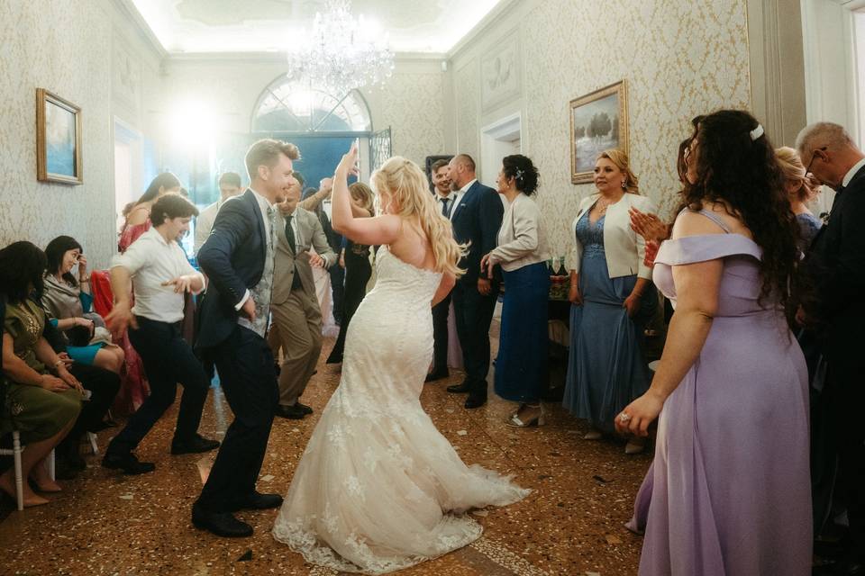 Momento danze al matrimonio