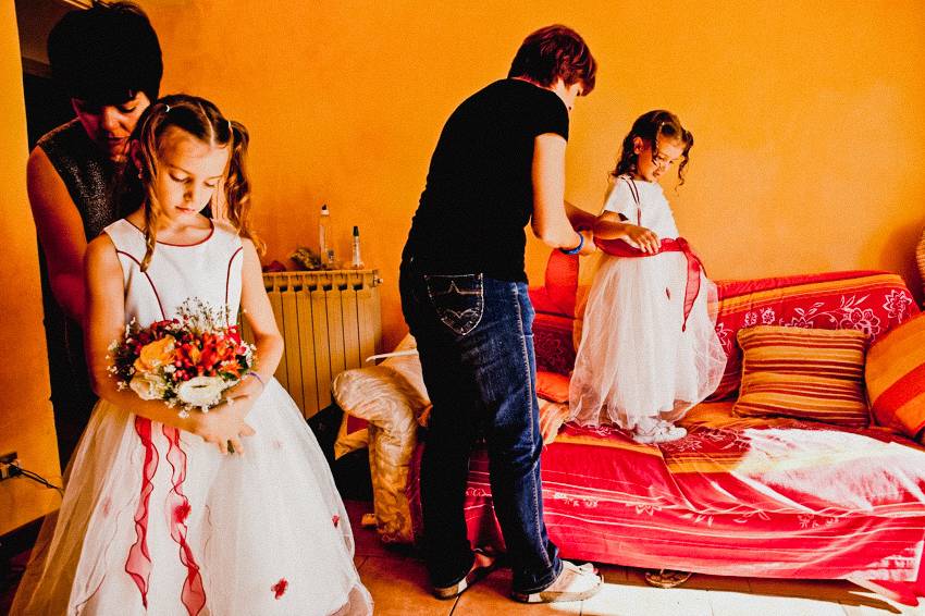 Preparazione damigelle
