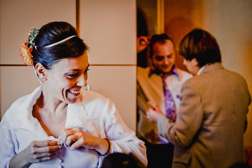 Preparazione sposa