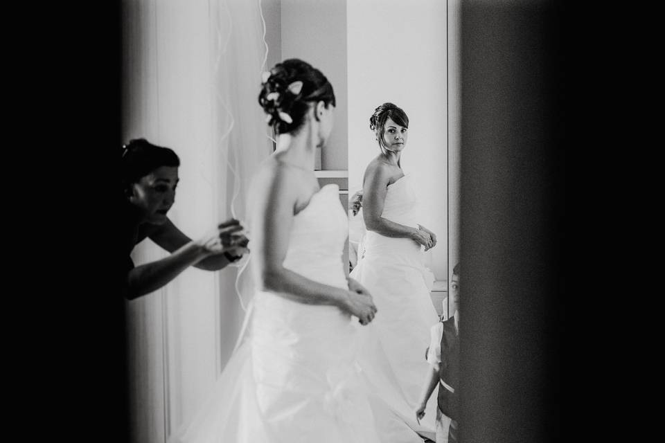 Preparazione sposa