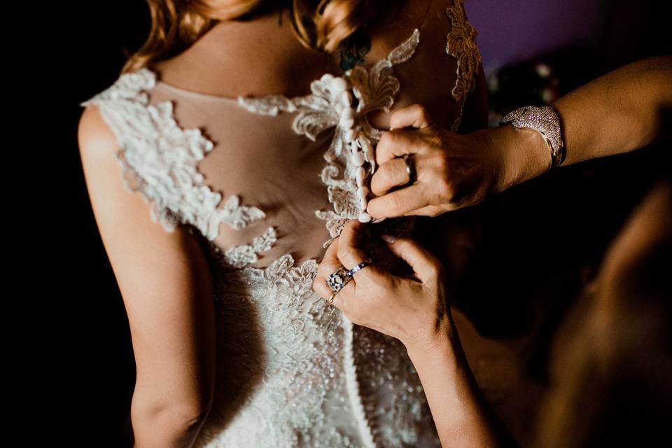 Preparazione sposa