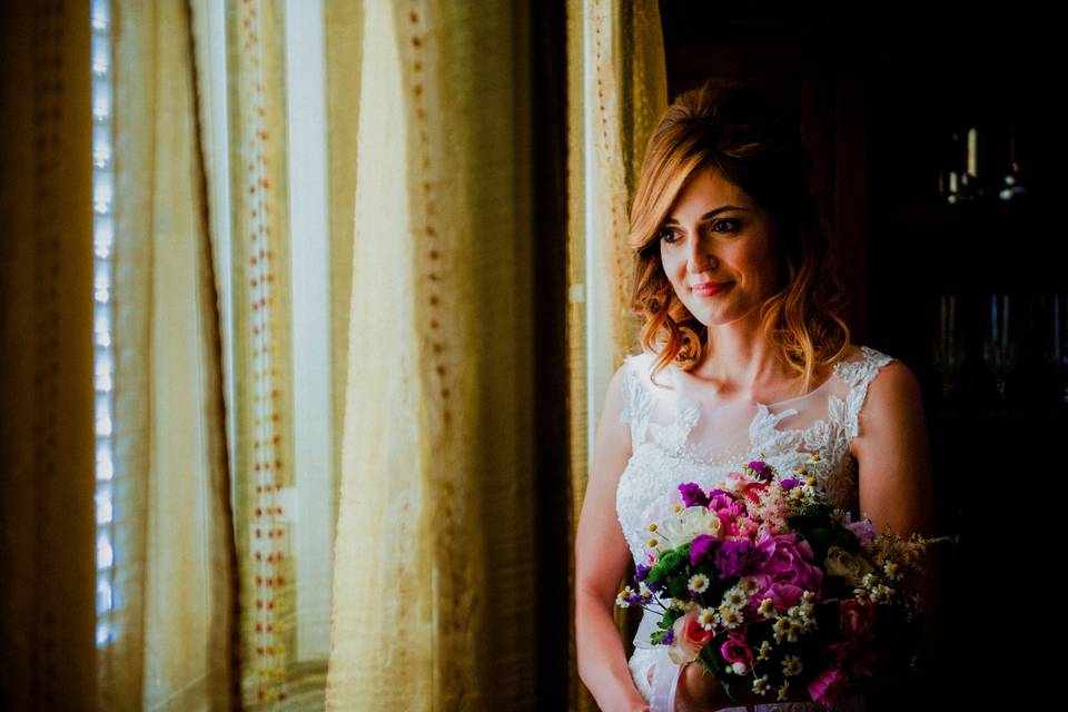 Sposa con bouquet,,,,