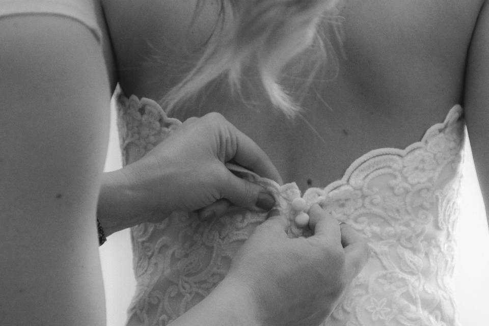 Preparazione sposa