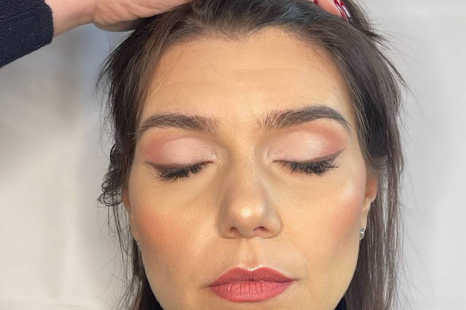 Prova trucco sposa Valeria