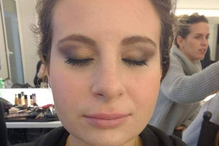 Alice trucco sposa bronzo
