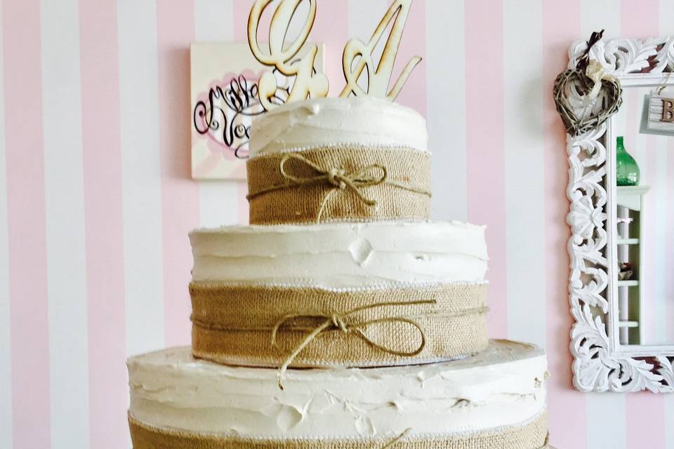 Rustic weddingcake