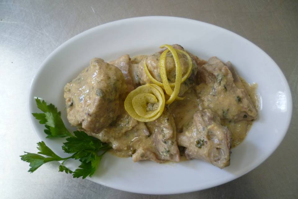 Agnello al limone