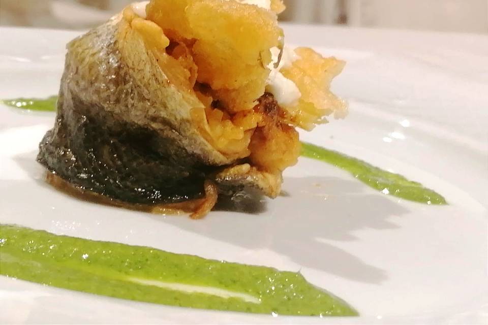 Turbante di branzino