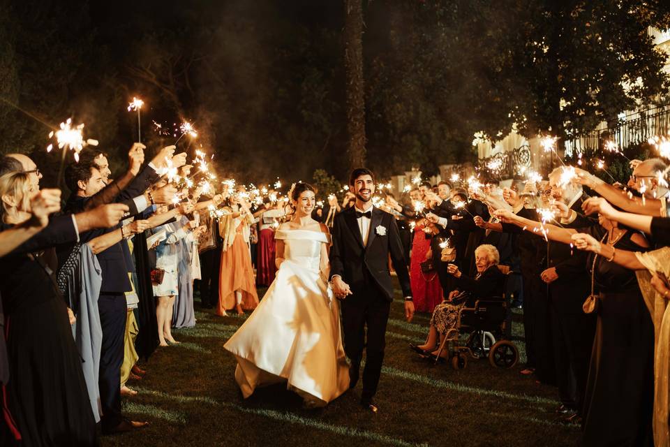 Wedding in Rome Villa Augusta