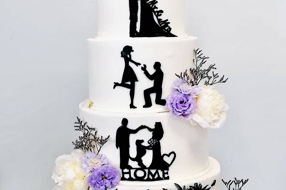 Wedding cake storia d'amore