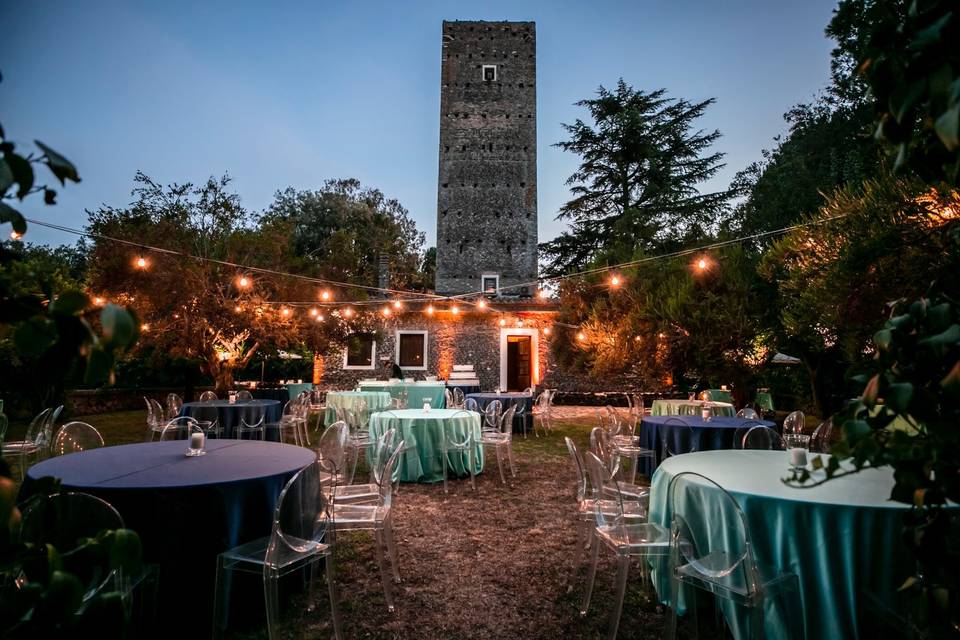 Cena in giardino