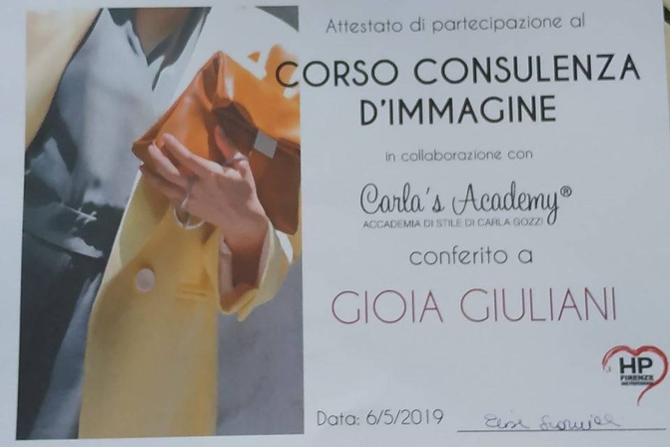 Aggiornamento corso d'immagine