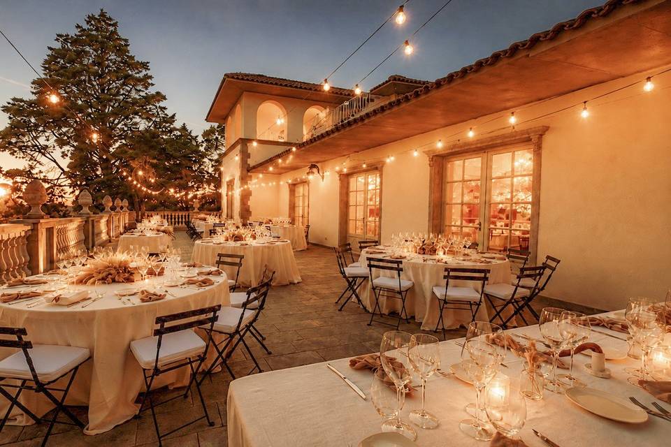 Cena in terrazza