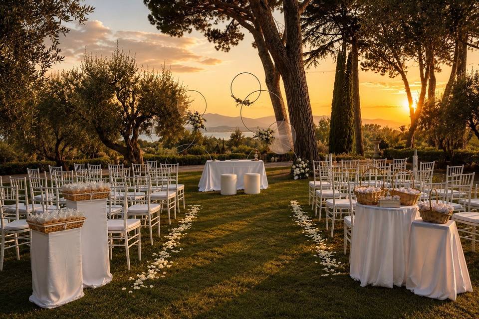 Celebrazione in villa
