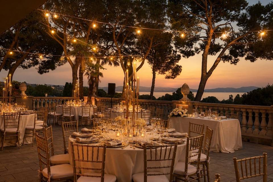 Cena in terrazza
