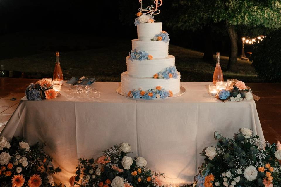 Allestimento taglio torta
